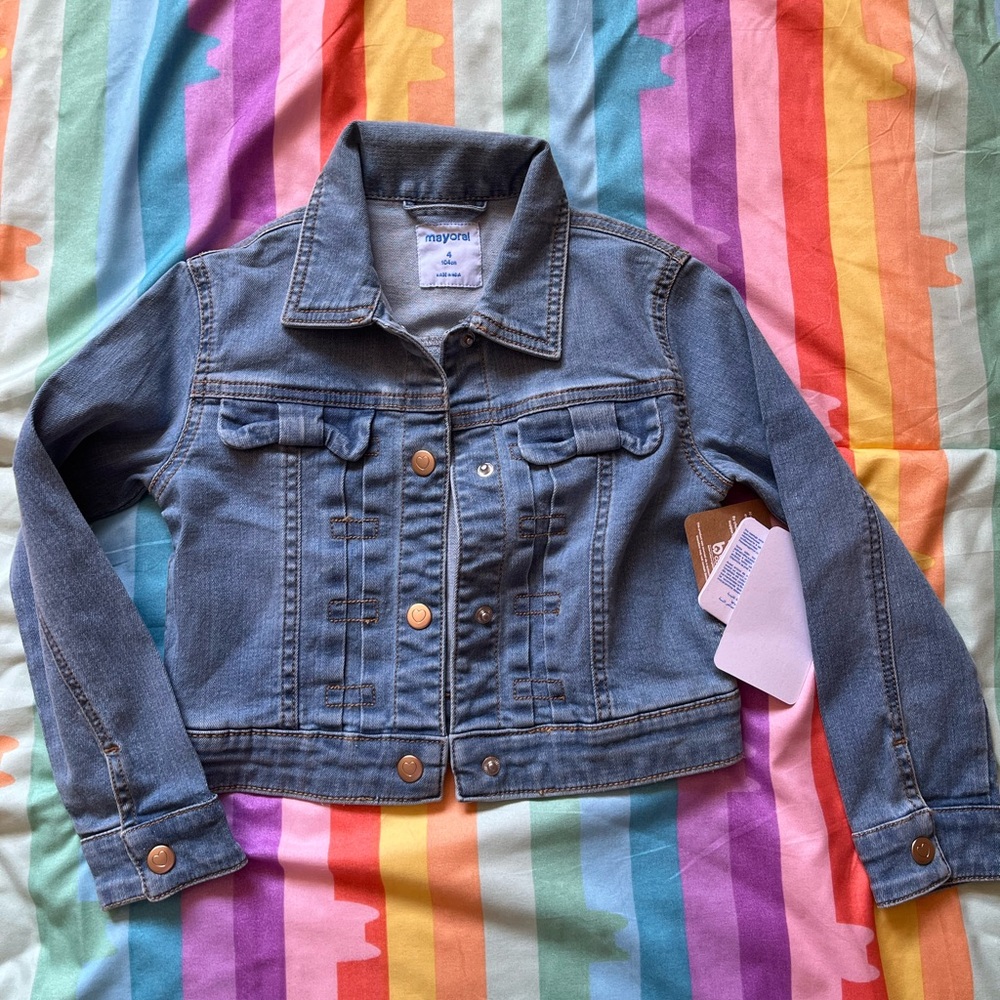 Mayoral Blue Jean Jacket Classic Denim Style